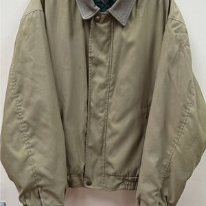 Vintage Eddie Bauer Khaki Bomber Jacket